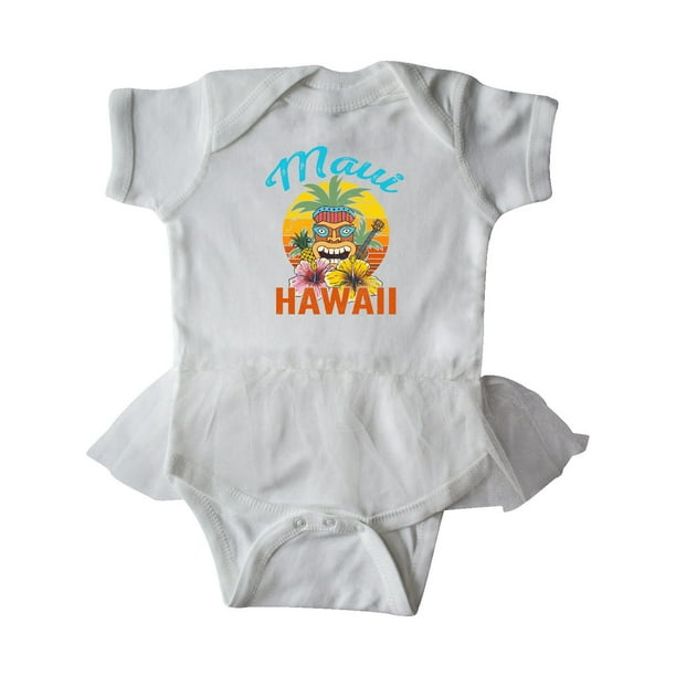 inktastic 1st Trip to Maui Hawaii Infant Tutu Bodysuit inktastic 1st Trip to Maui Hawaii Infant Tutu Bodysuit